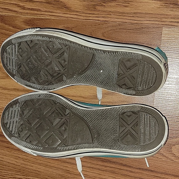 Converse Teal Sneakers - Picture 6 of 6